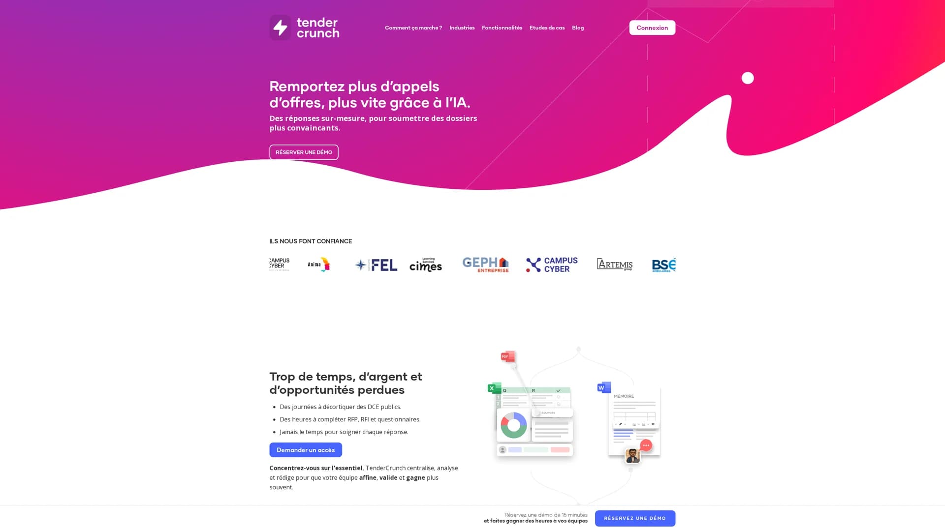 tendercrunch homepage