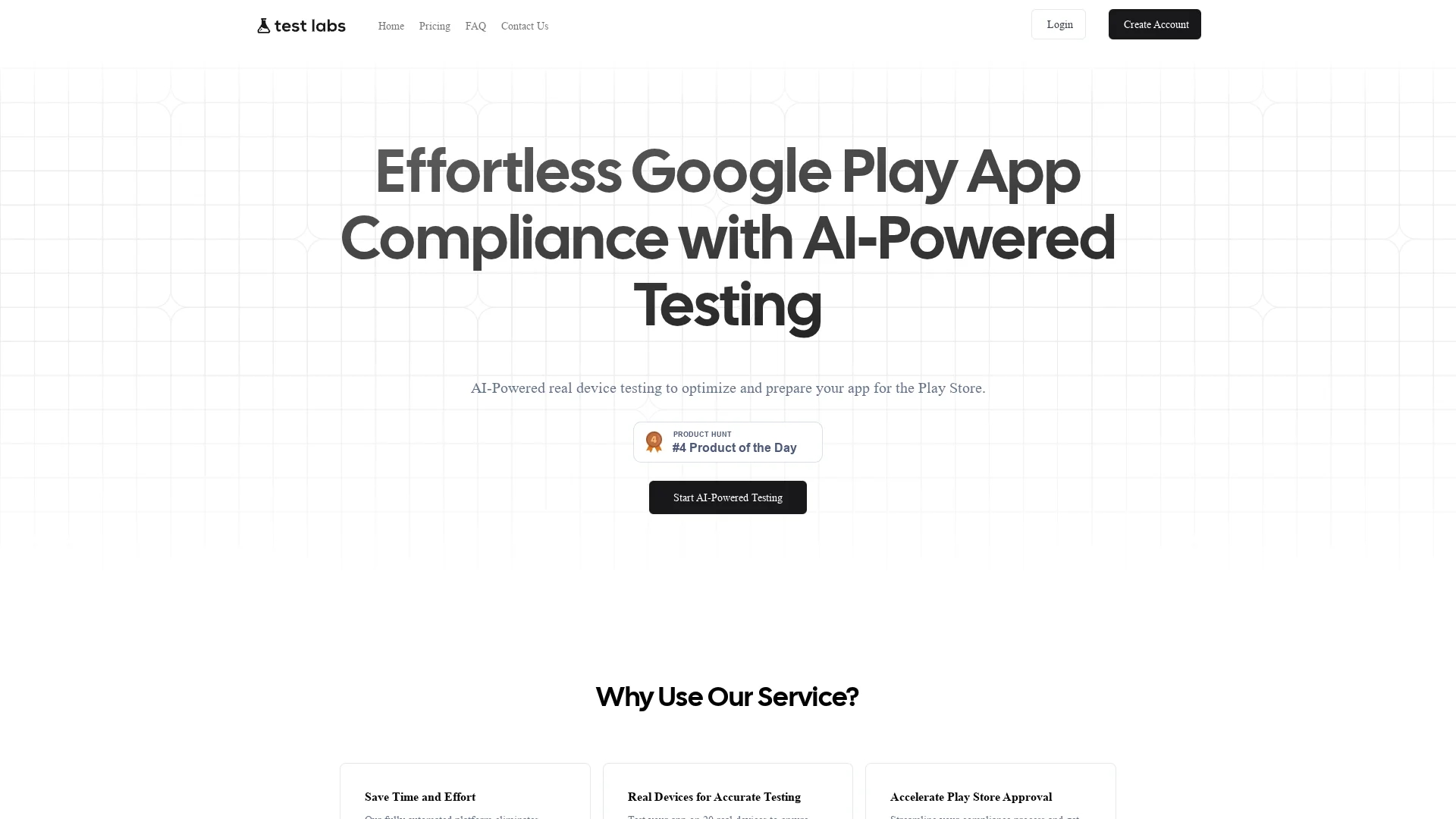 testlabs homepage