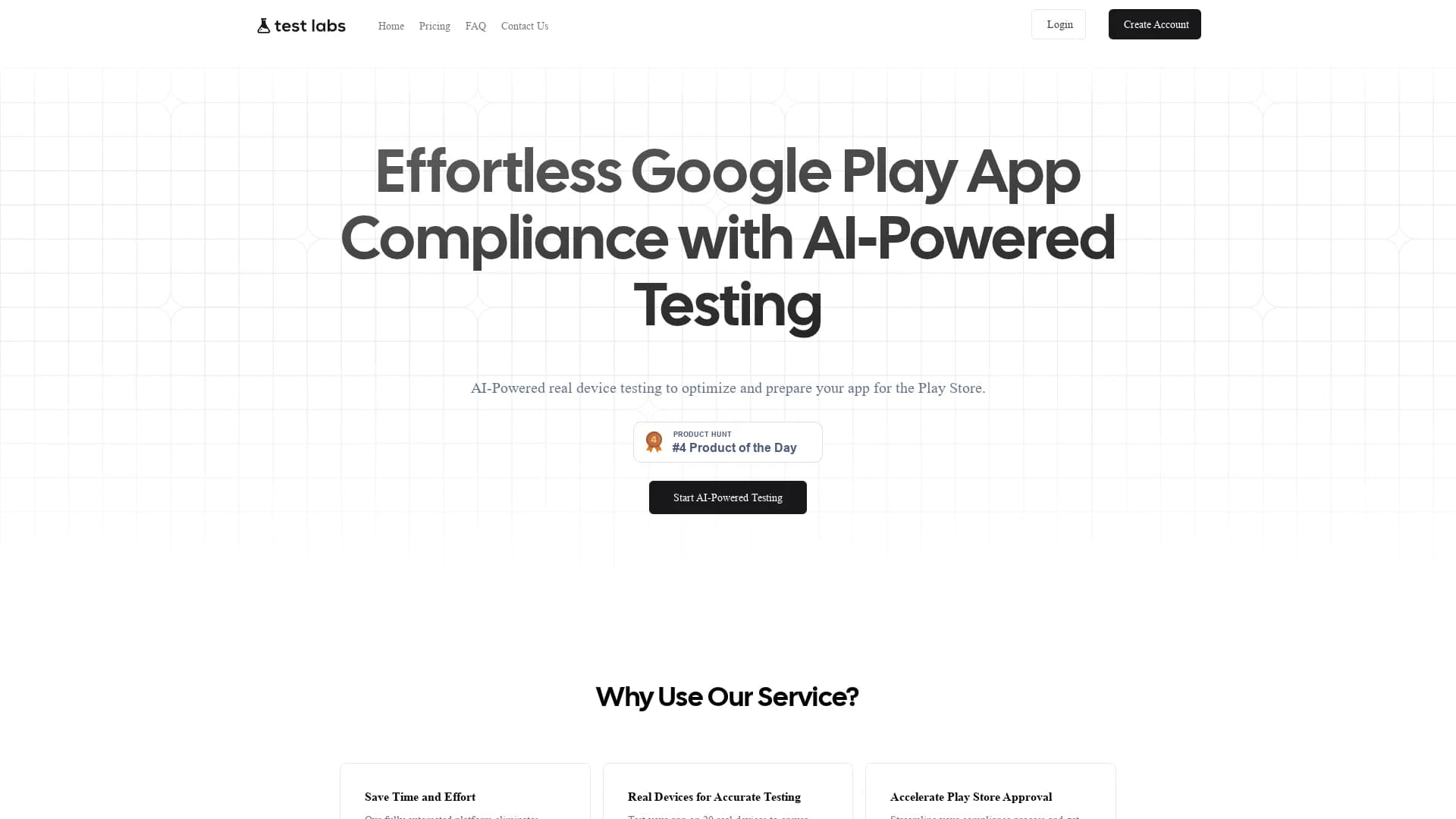 testlabs homepage