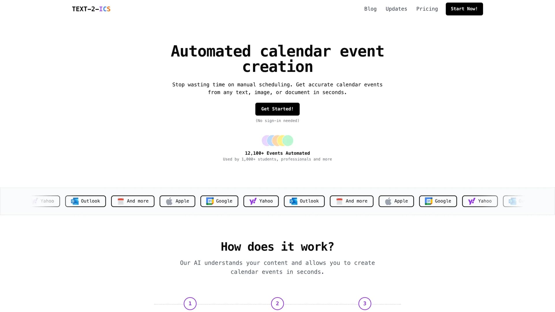 text-2-ics homepage