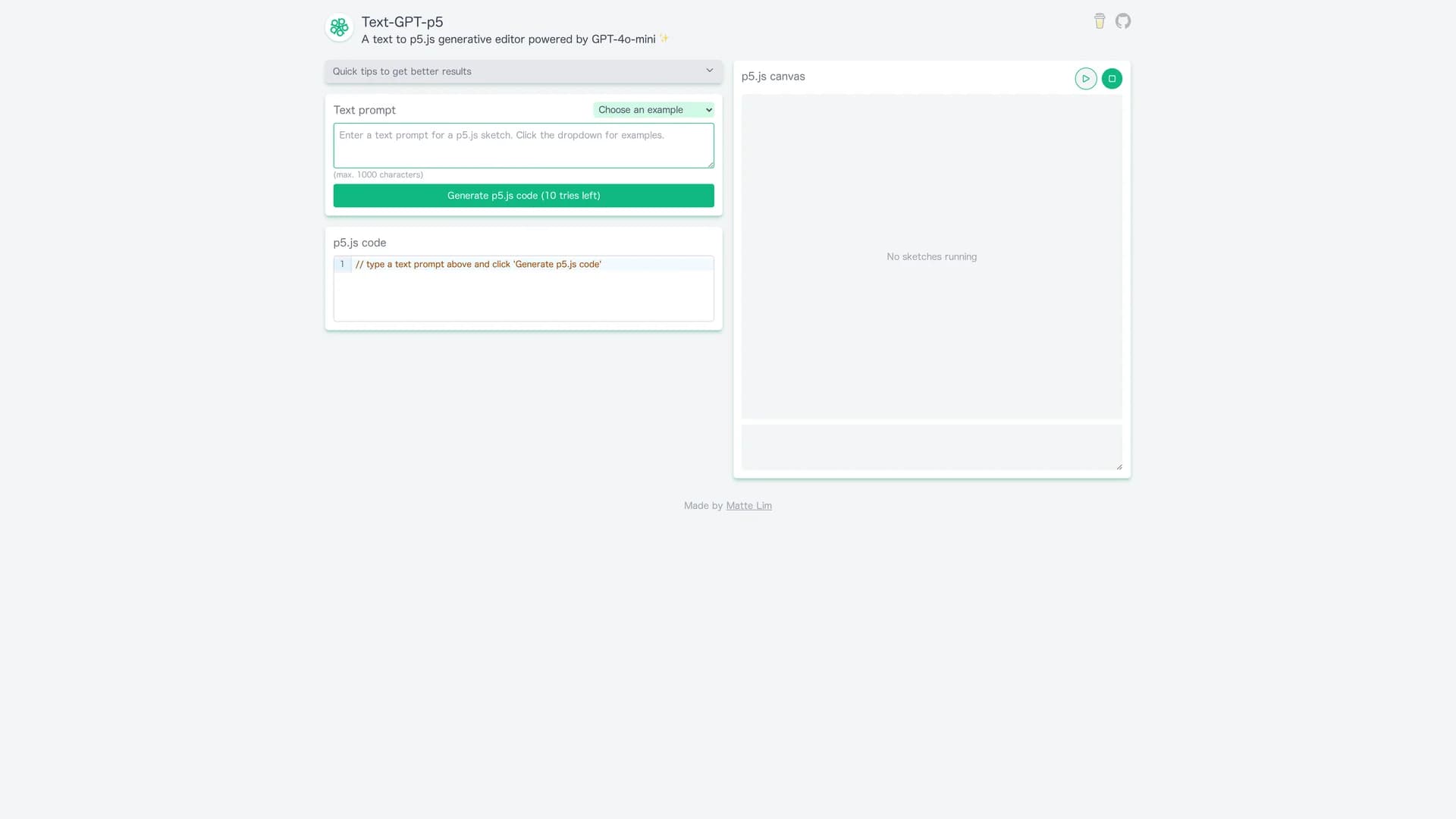 textgptp5 homepage