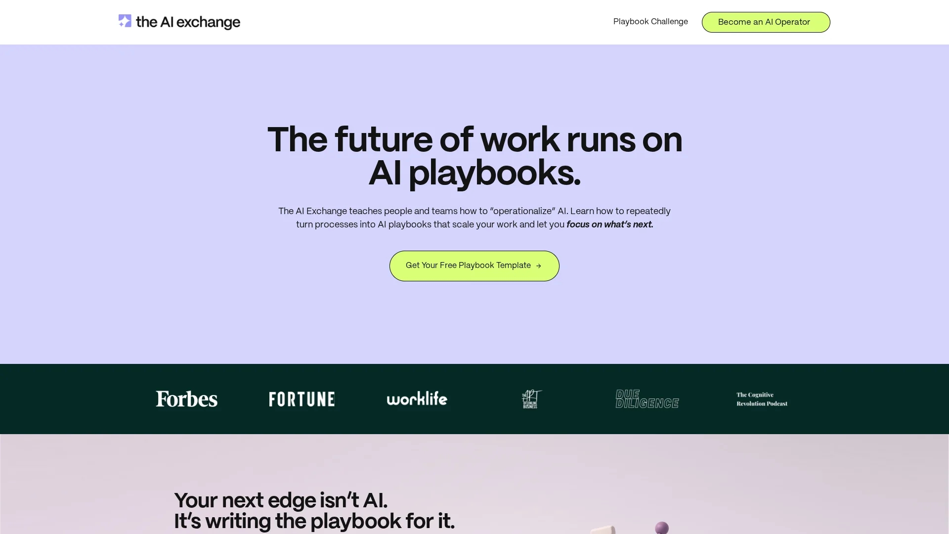 the-ai-exchange homepage