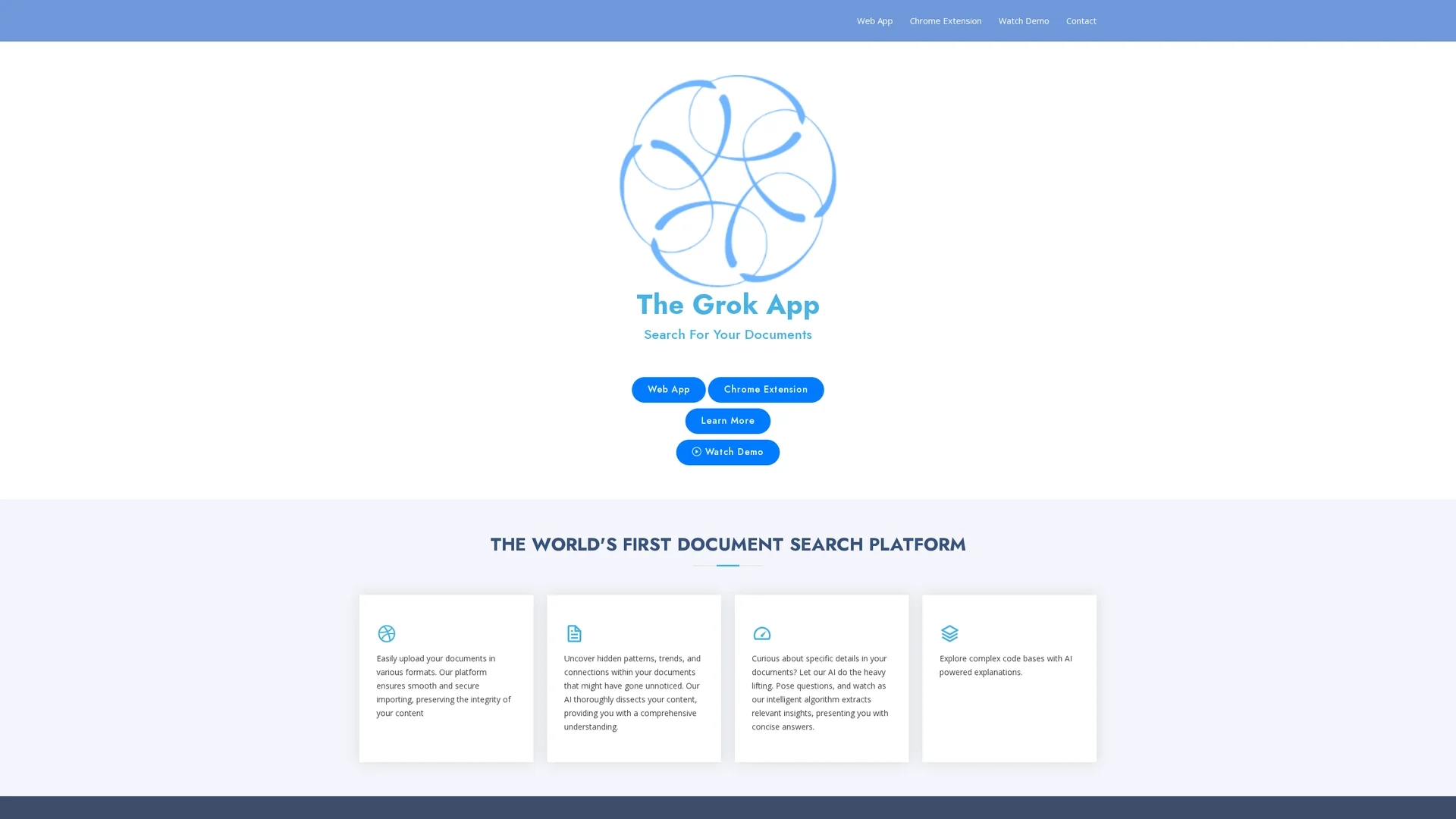 the-grok-app homepage