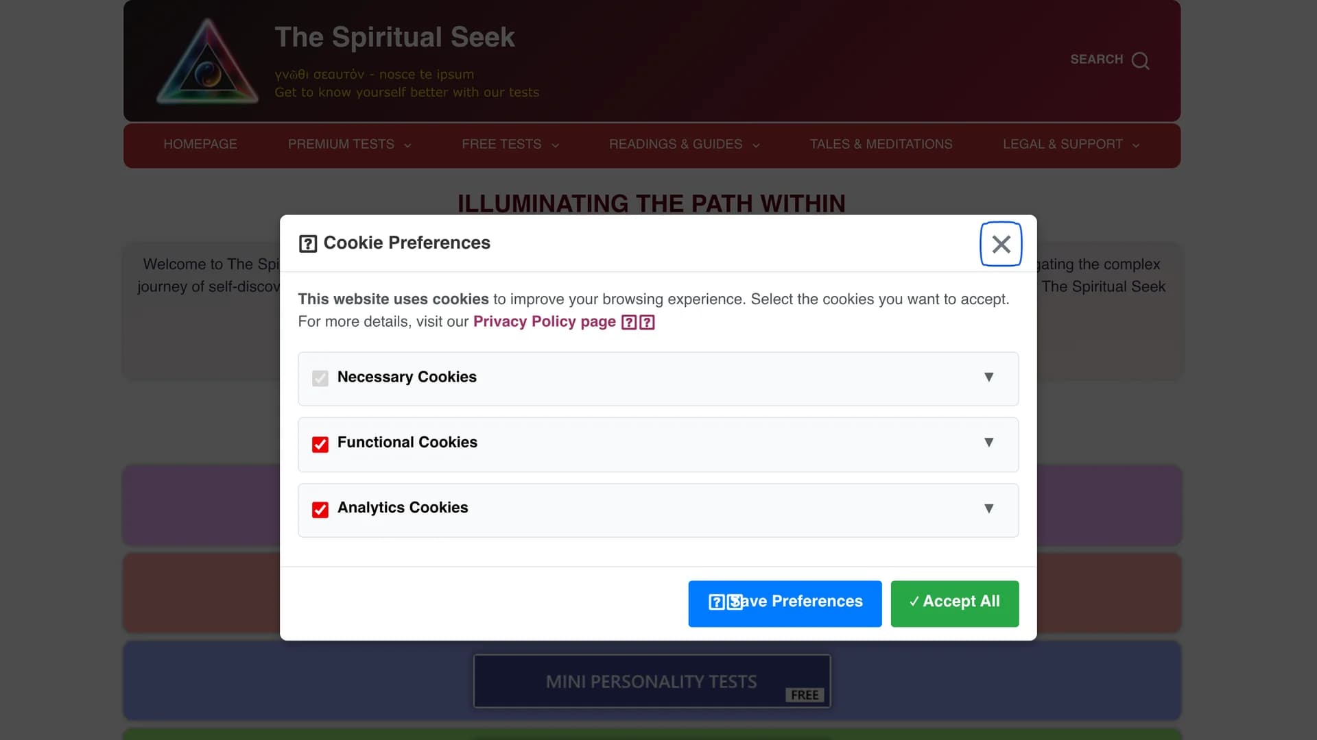 the-spiritual-seek homepage