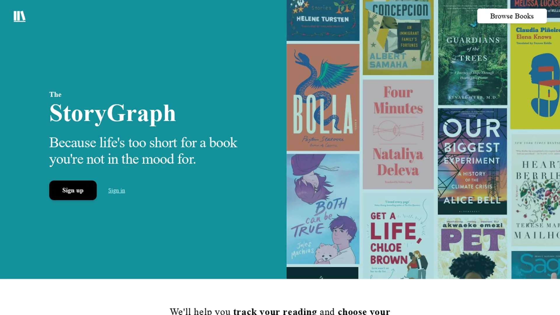 the-storygraph homepage