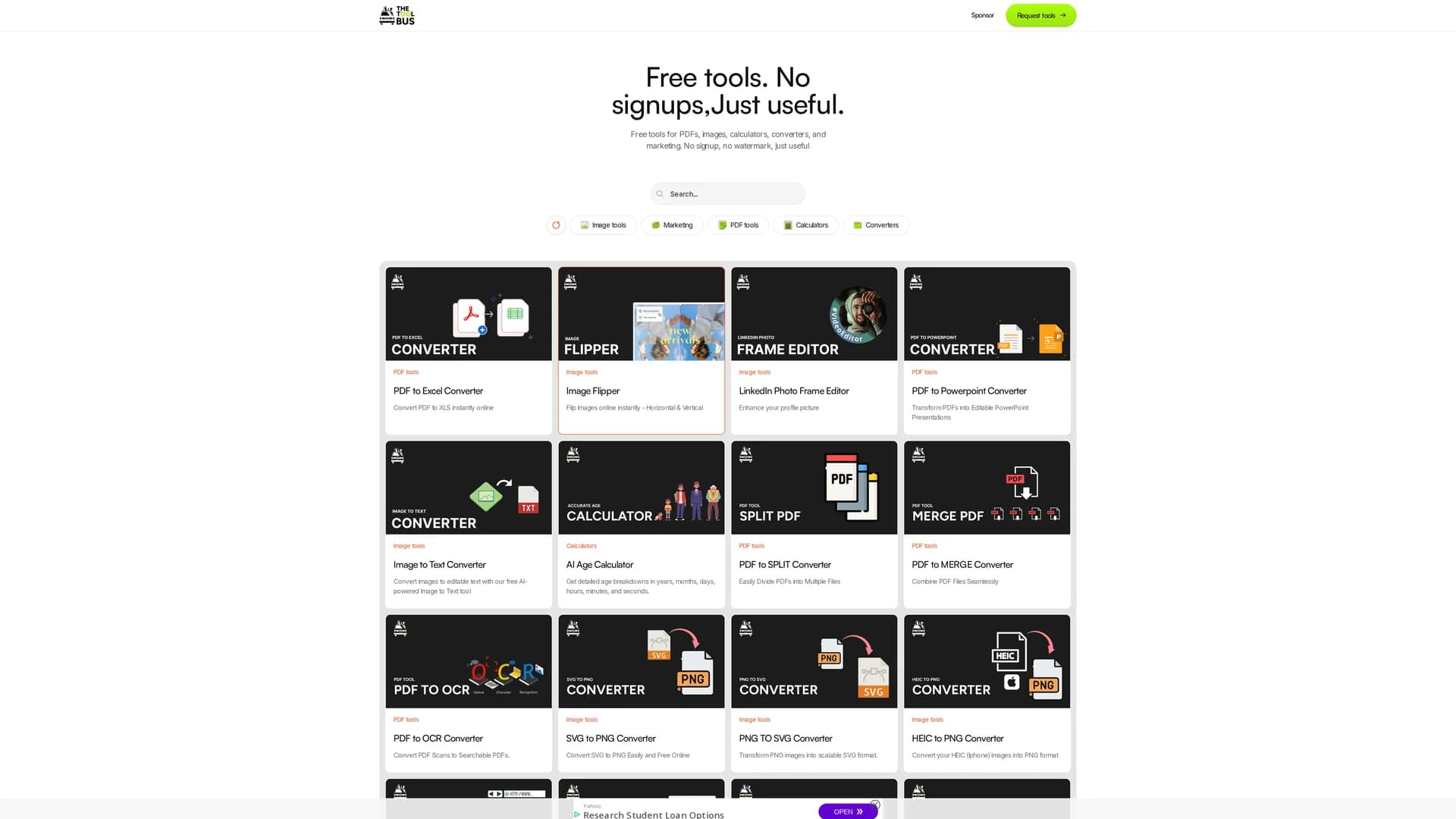 thetoolbus-ai homepage