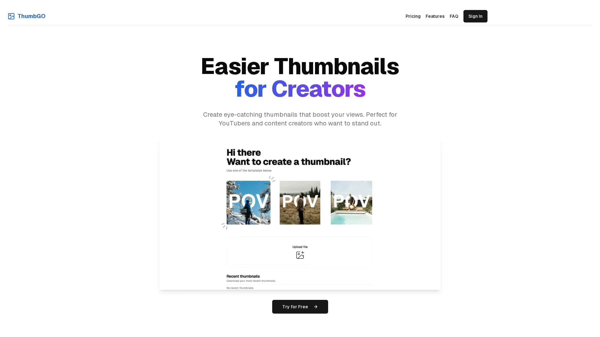 thumbgo homepage