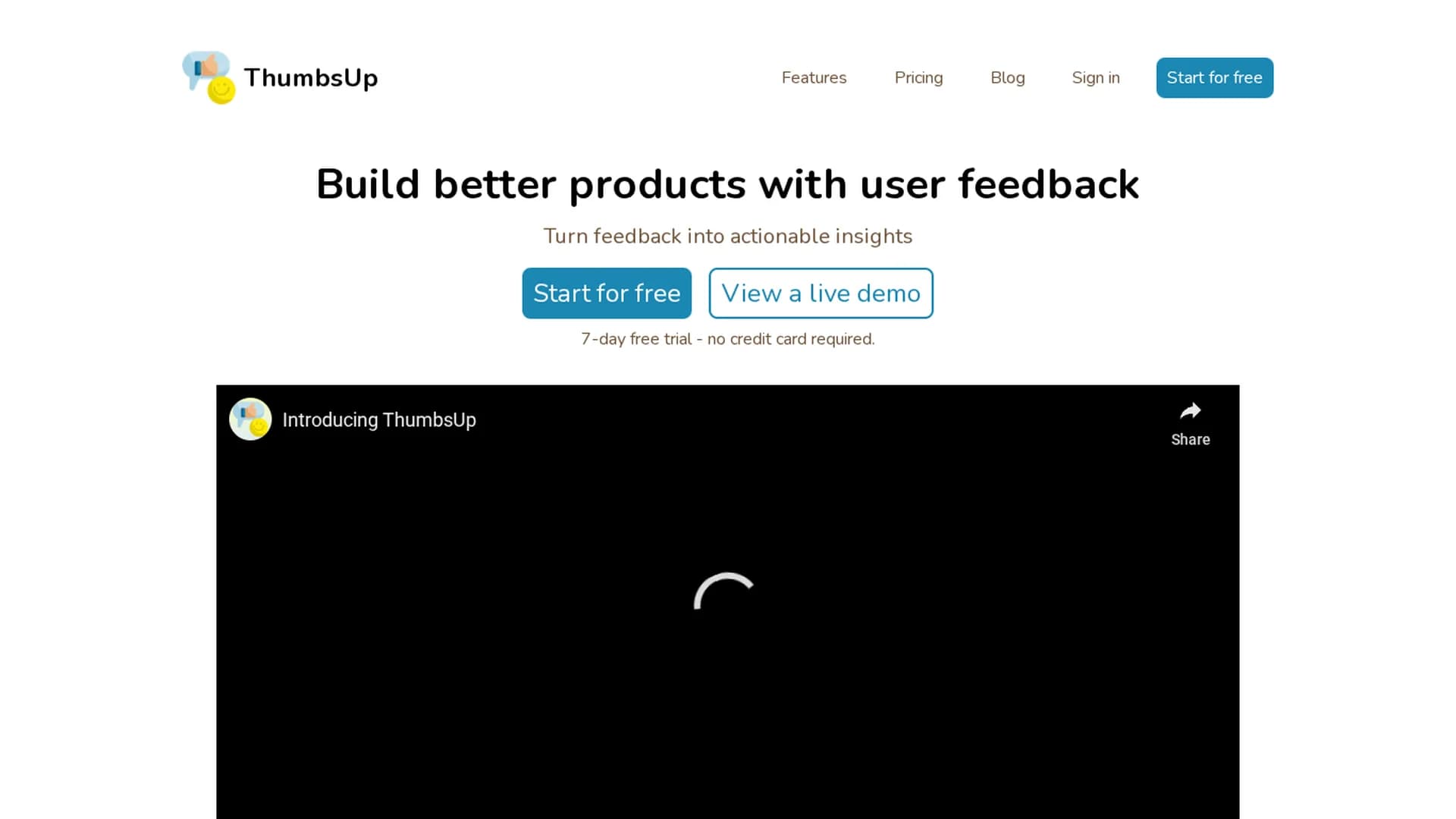 thumbsup homepage