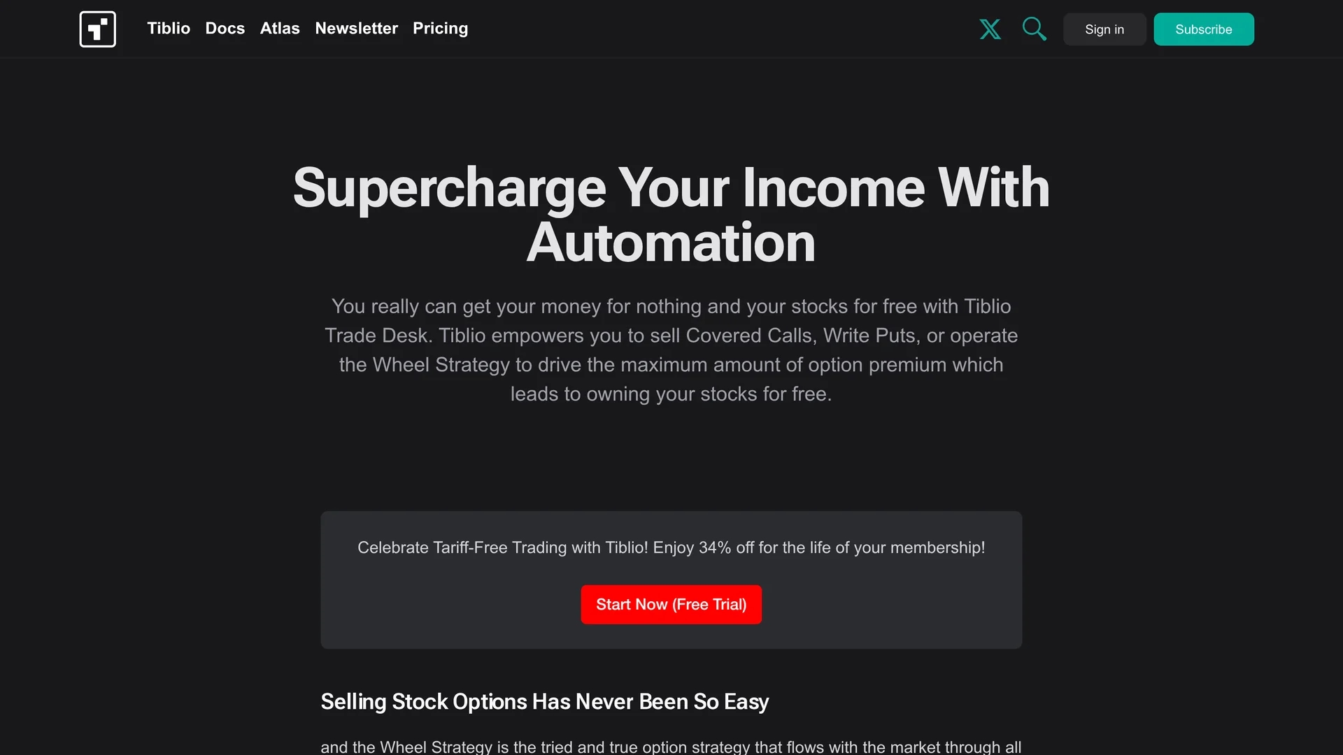 tiblio-ai homepage