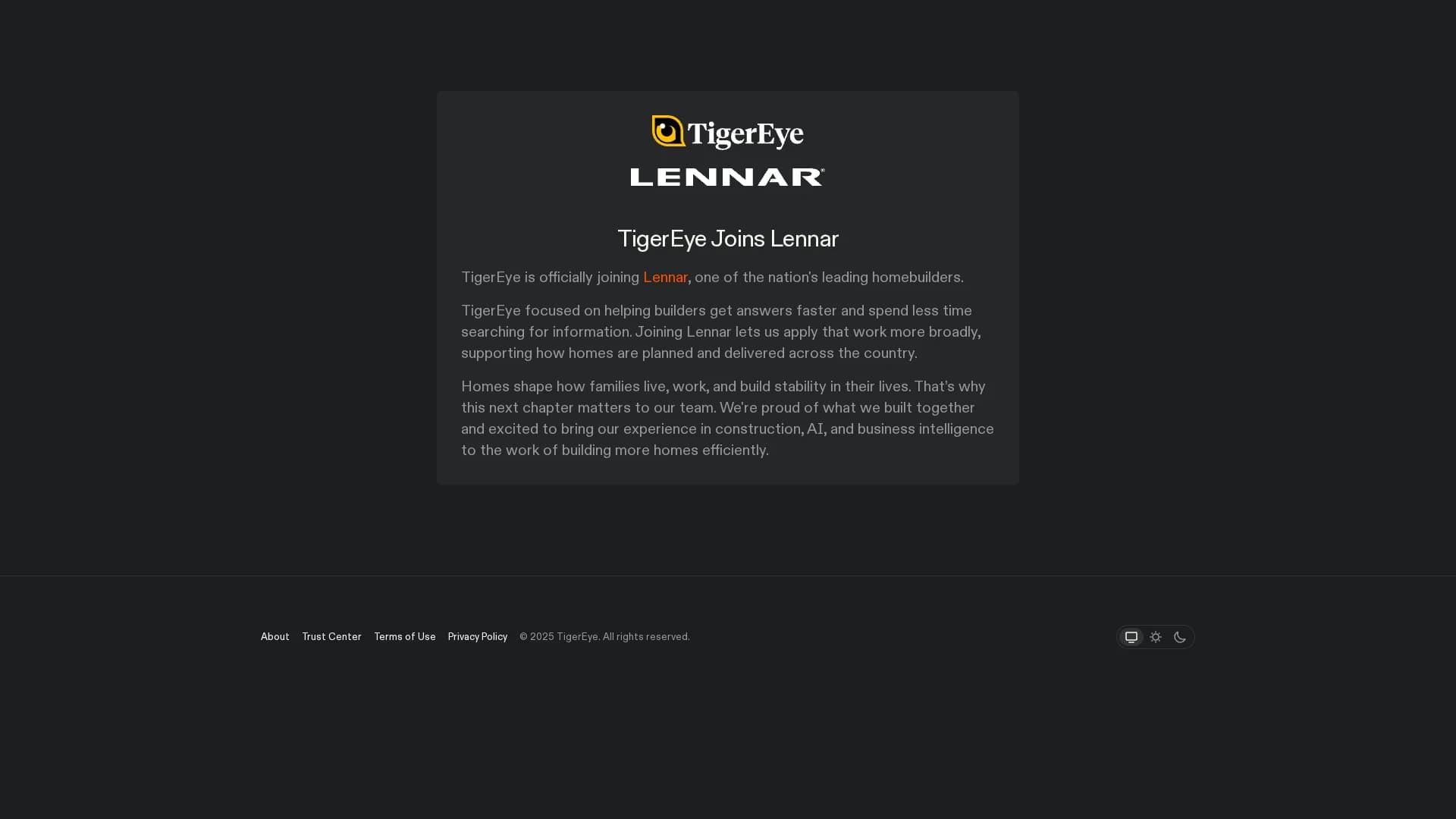 tigereye homepage