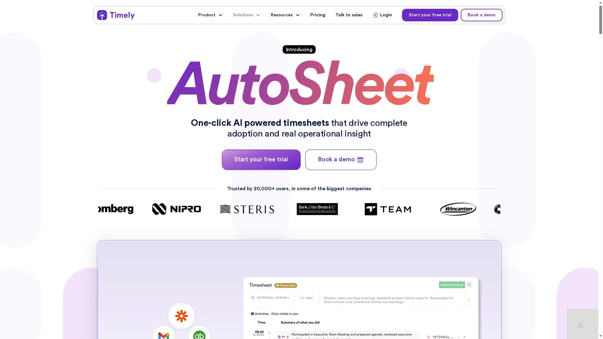 timely homepage