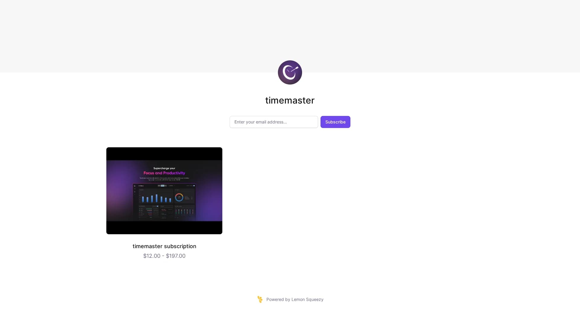 timemaster homepage