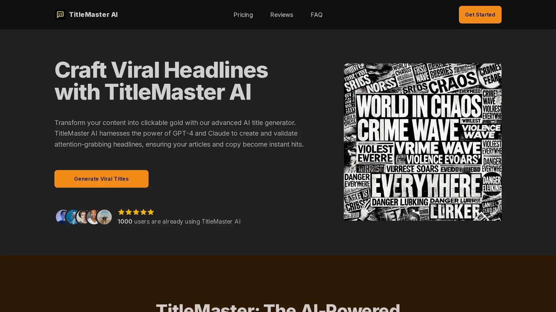 titlemaster-ai homepage