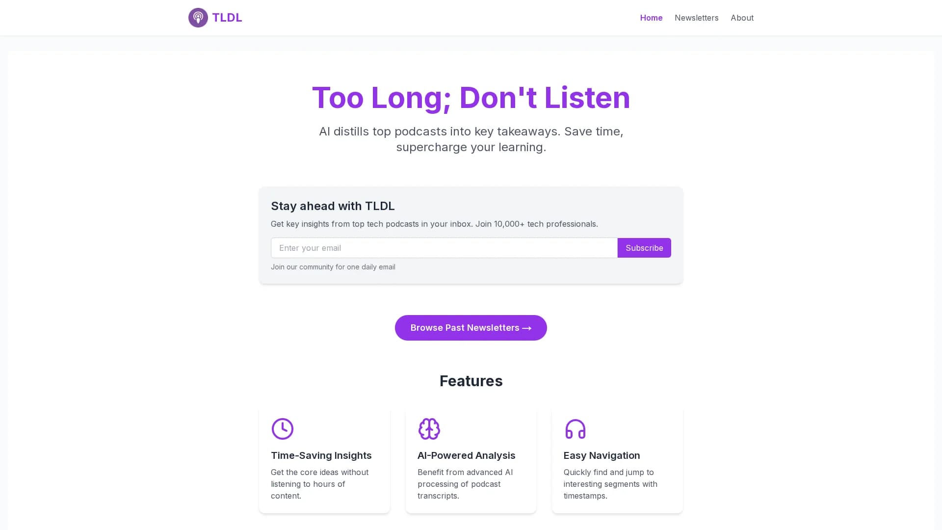 tldl homepage