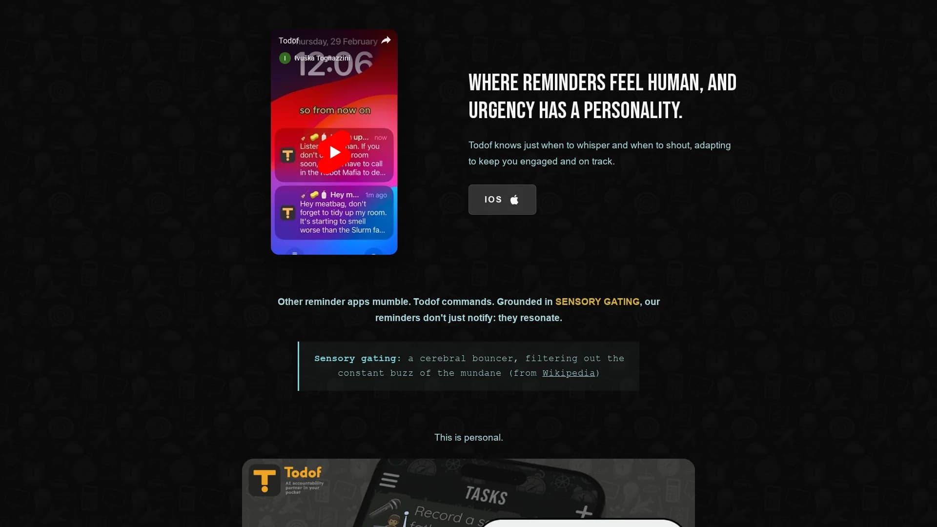 todof-ai-reminder homepage