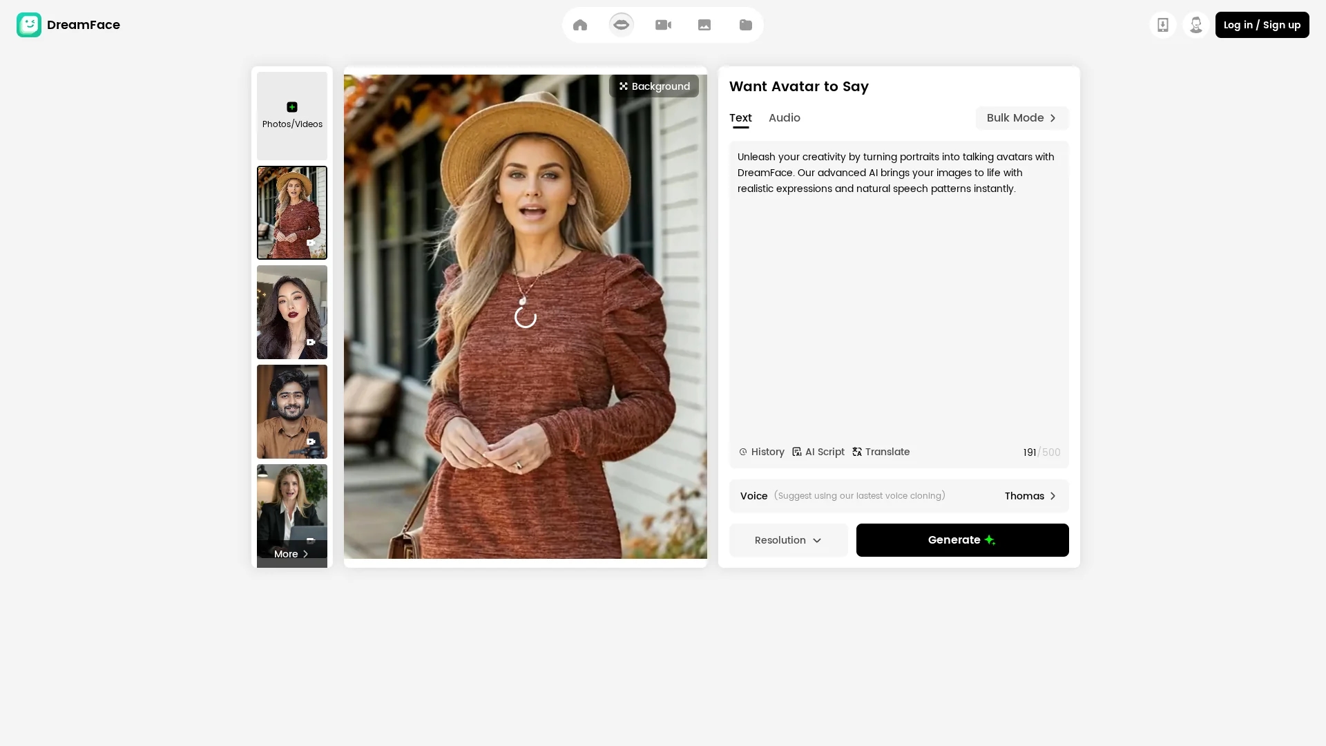 tools-dreamfaceapp homepage