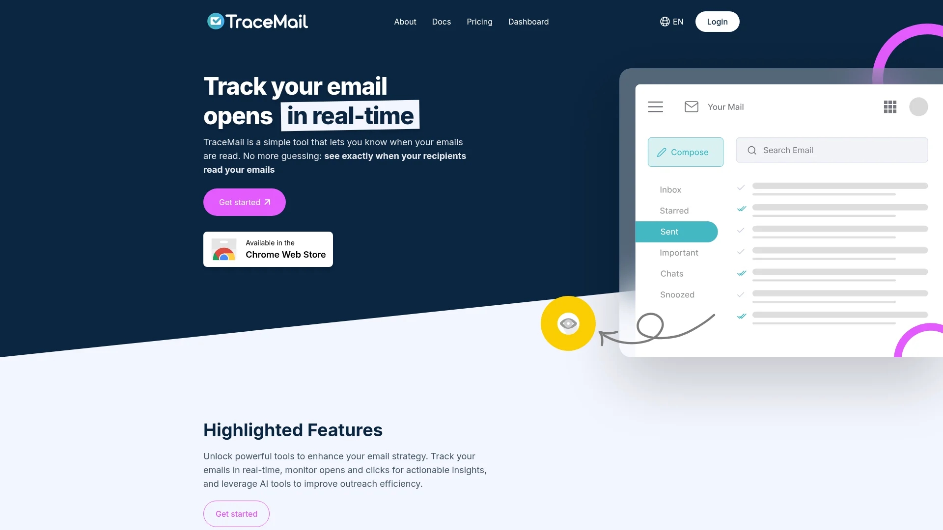 tracemail homepage