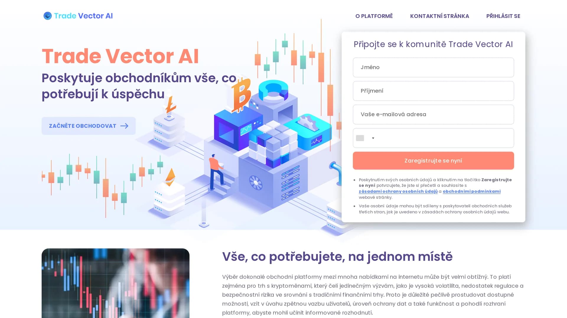 trade-vector-ai homepage