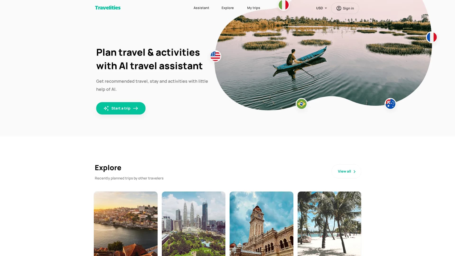 travelities homepage