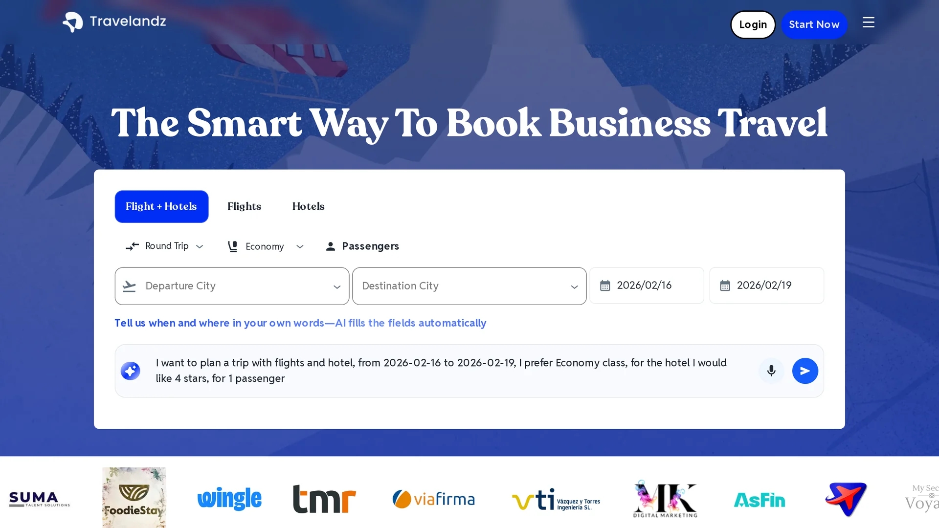 travellandz-com homepage