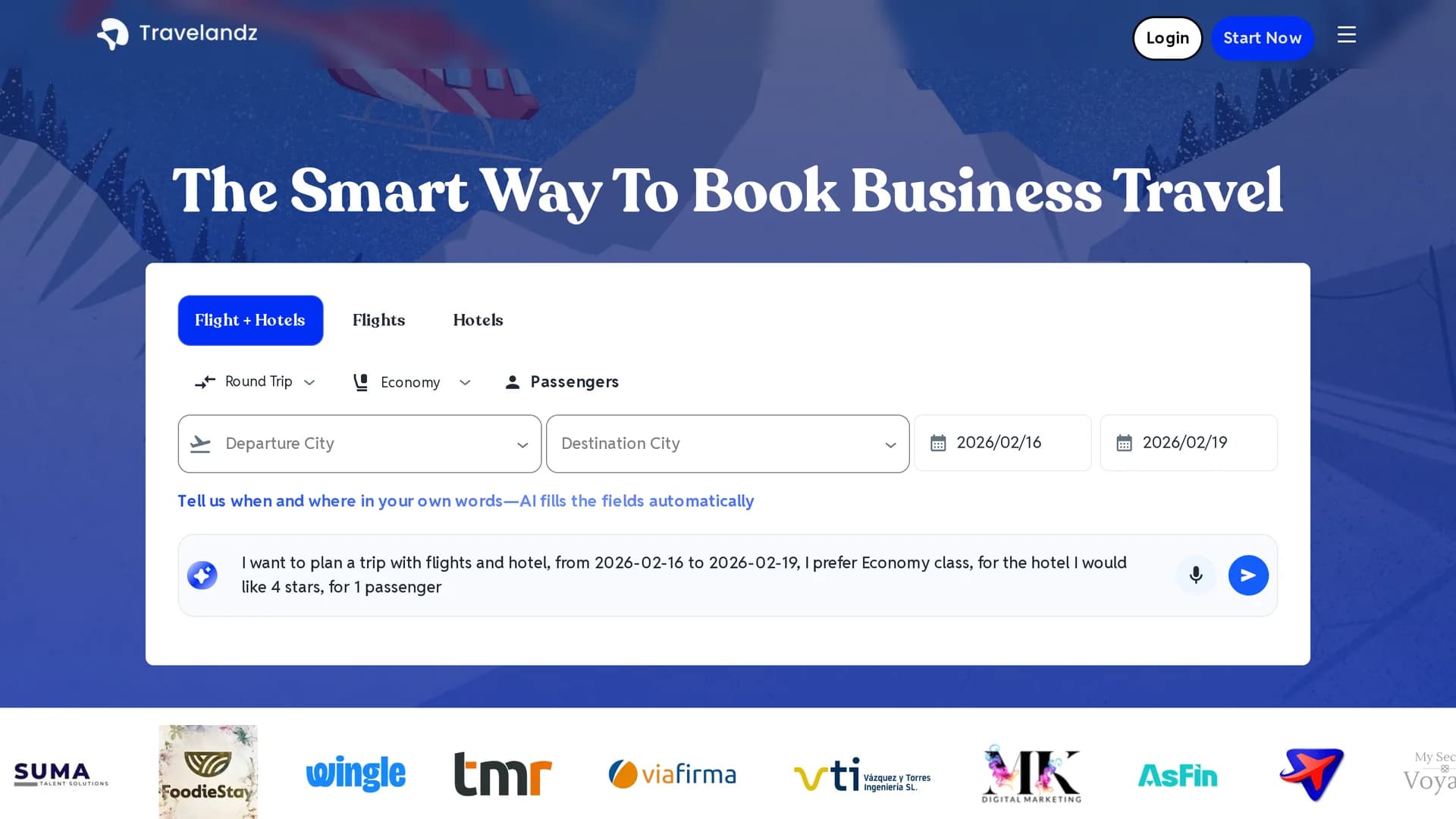 travellandz-com homepage