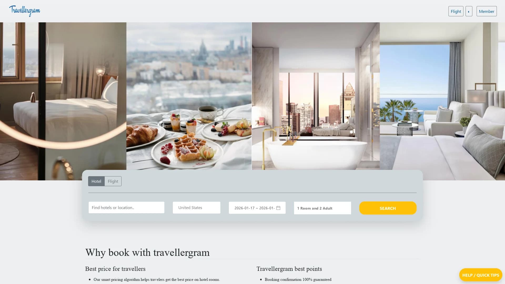 travellergram homepage