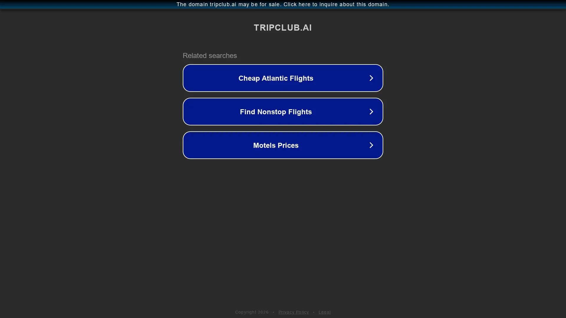 trip-club homepage