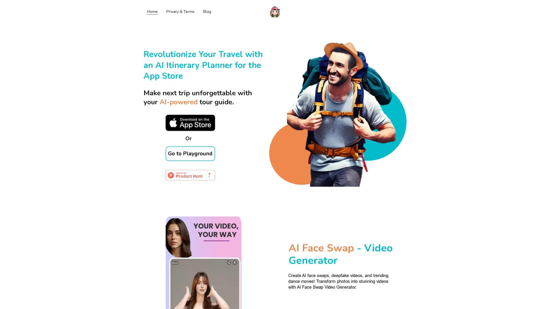 tripchatter-ai-chat-travel-assistant homepage