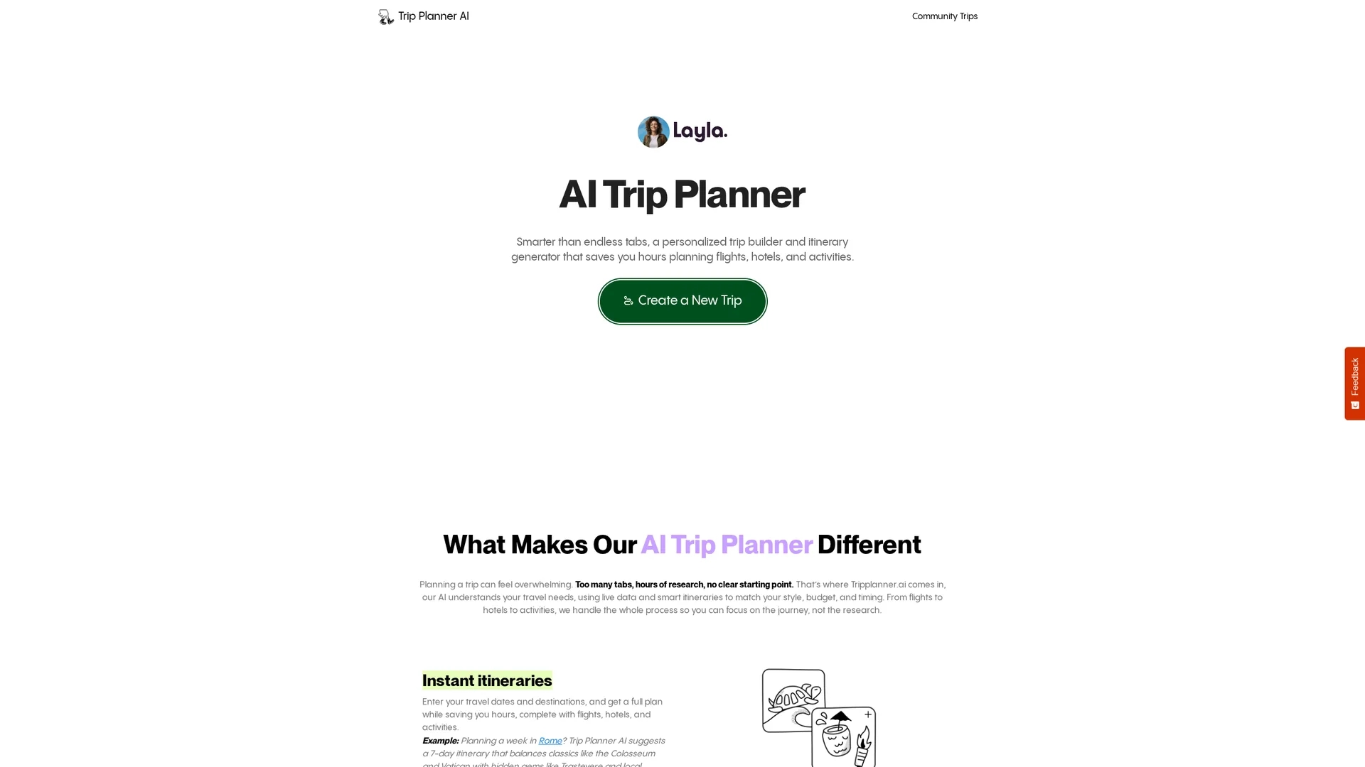 tripplanner-ai homepage
