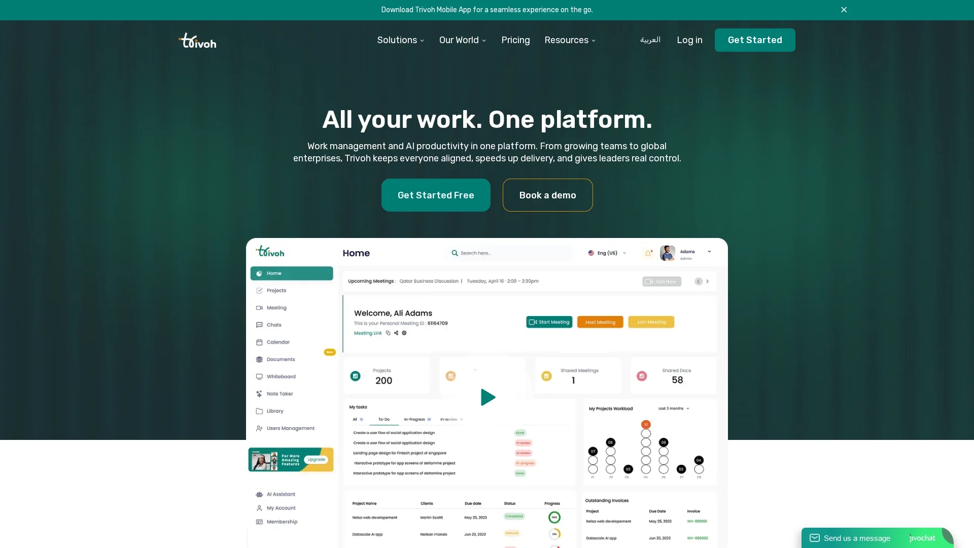 trivoh homepage
