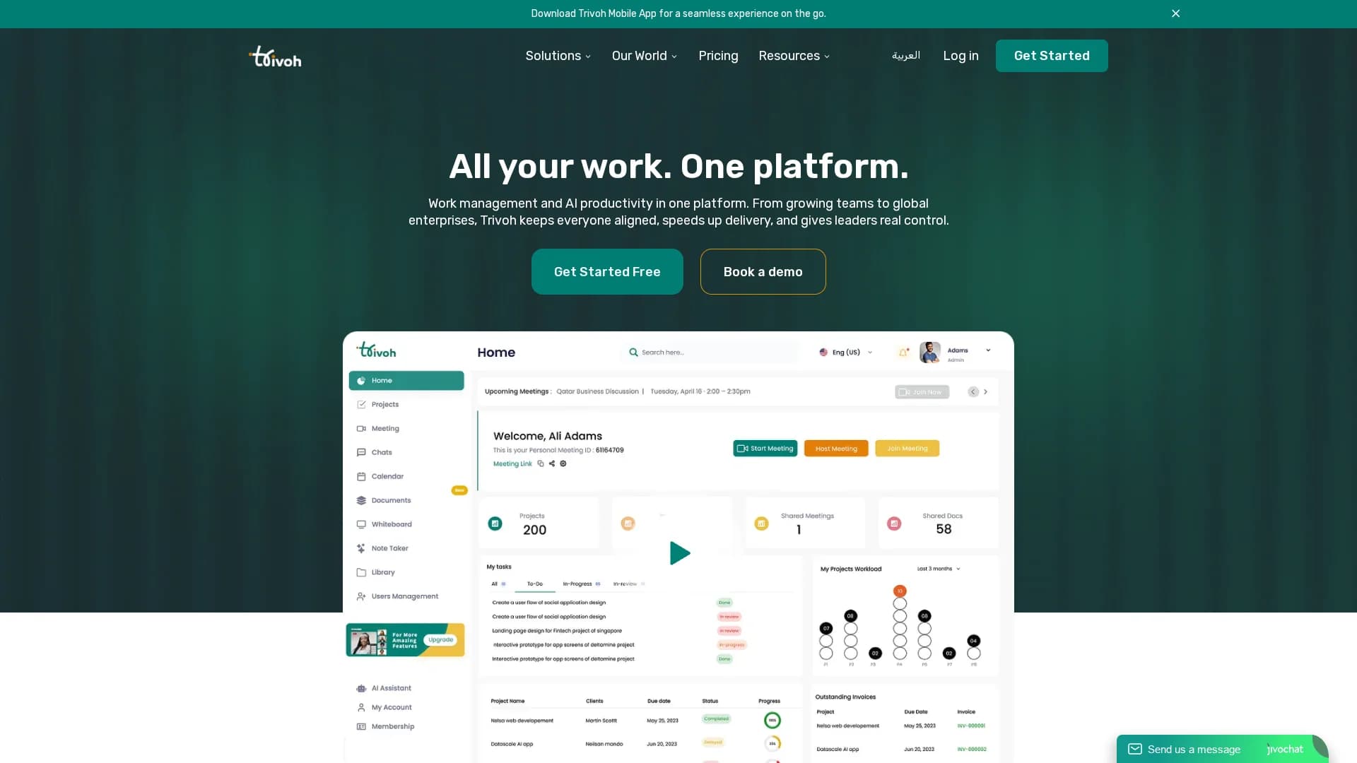 trivoh homepage