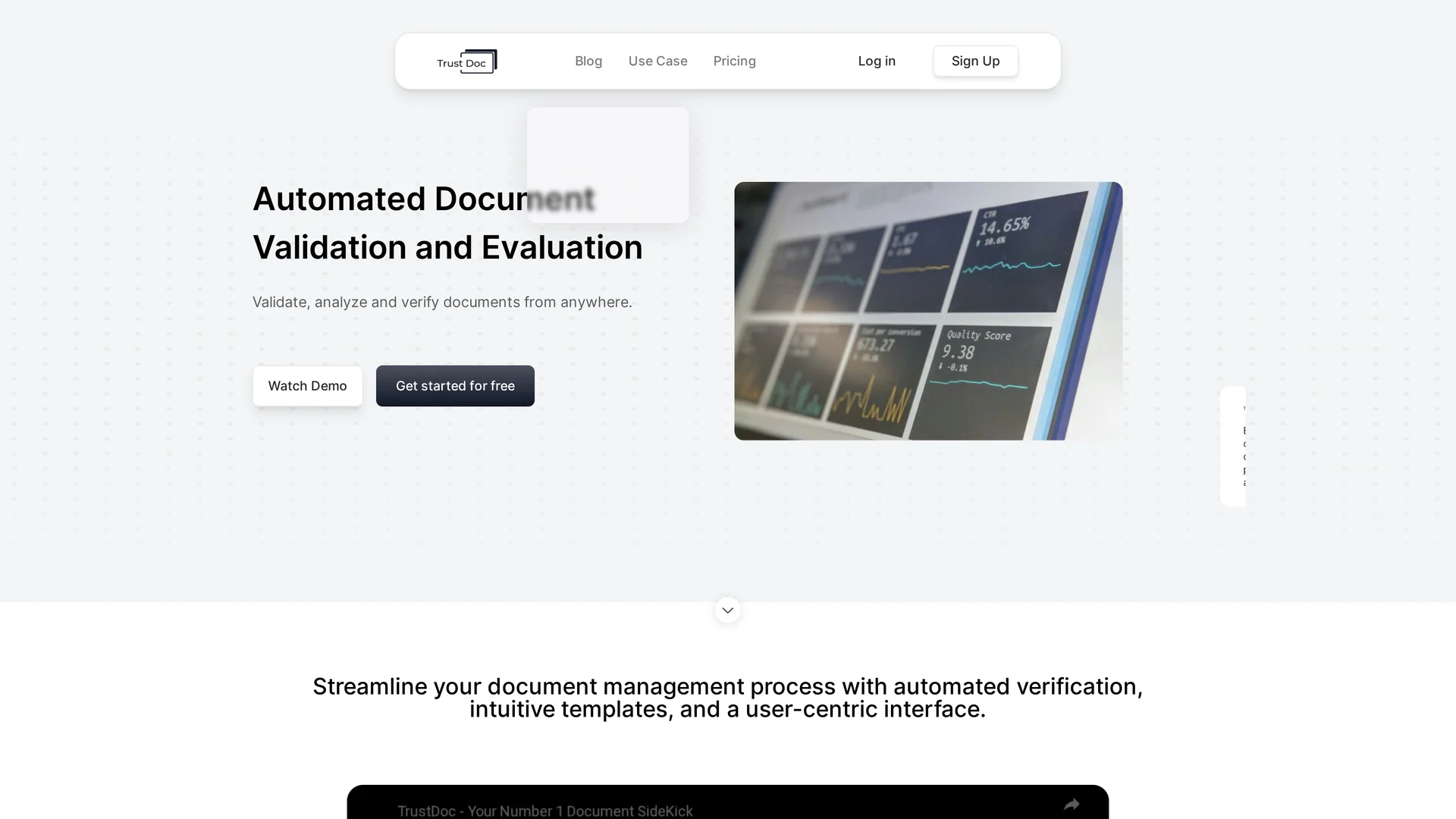 trustdoc homepage