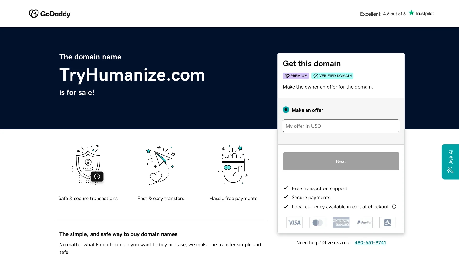 tryhumanize homepage
