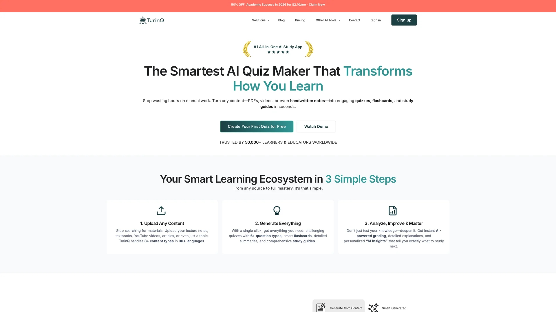 turinq-ai homepage
