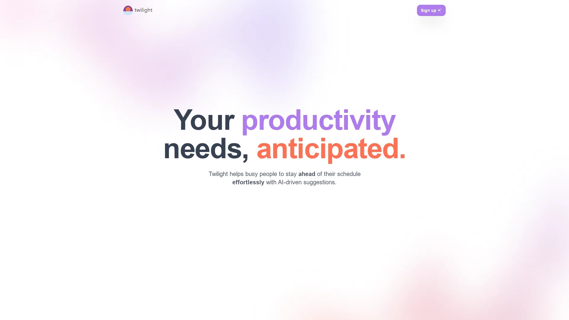 twilight homepage