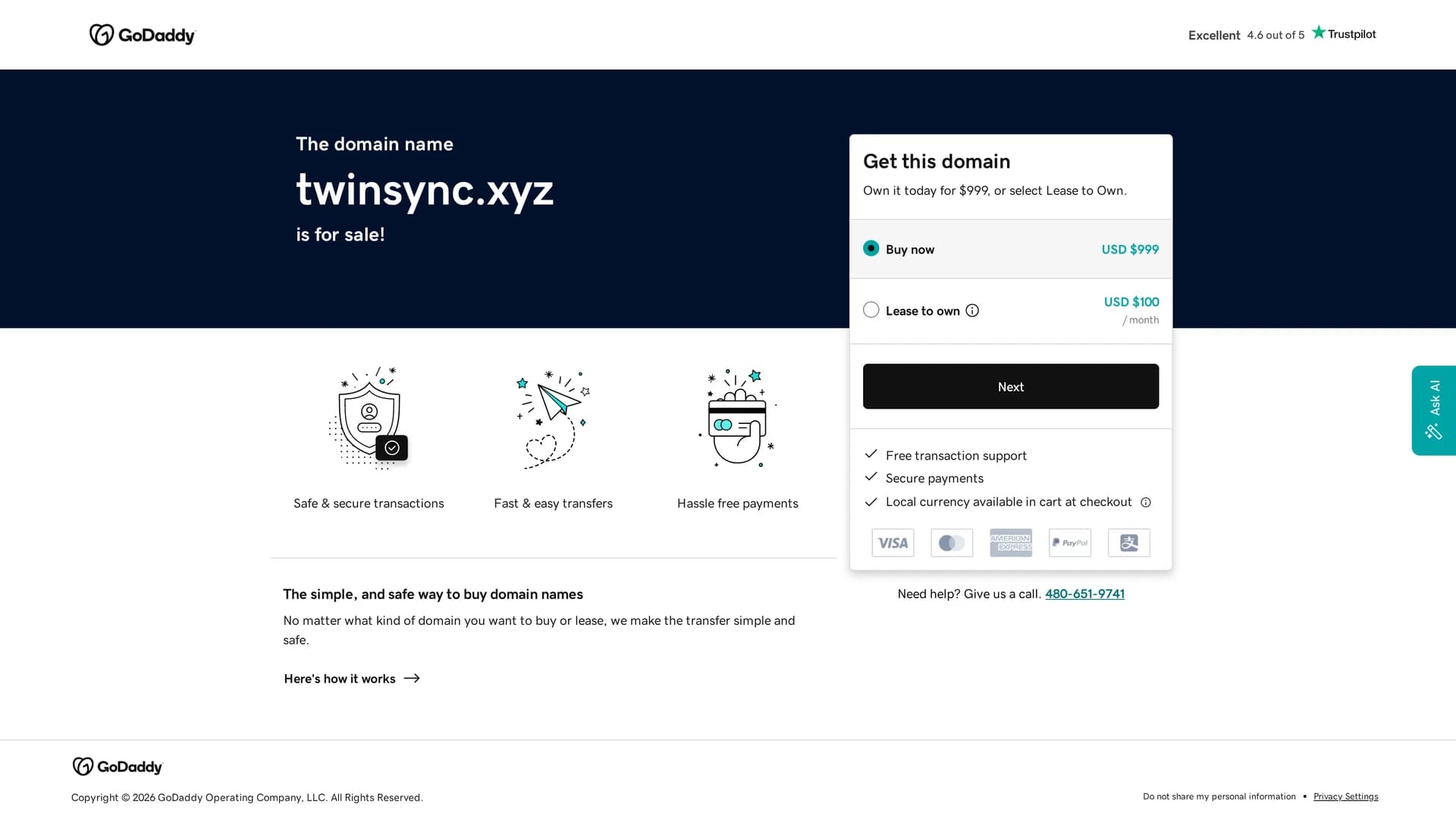 twinsync homepage