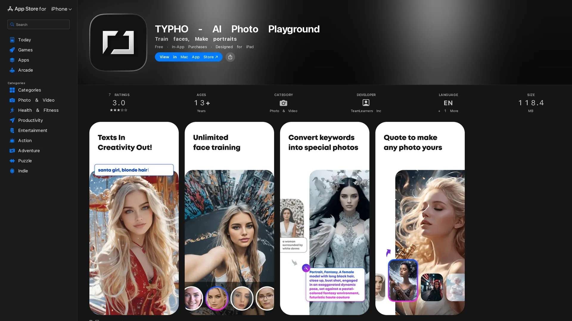 typho-app homepage