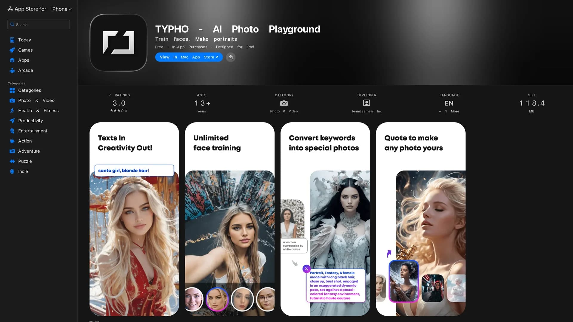 typho-app homepage