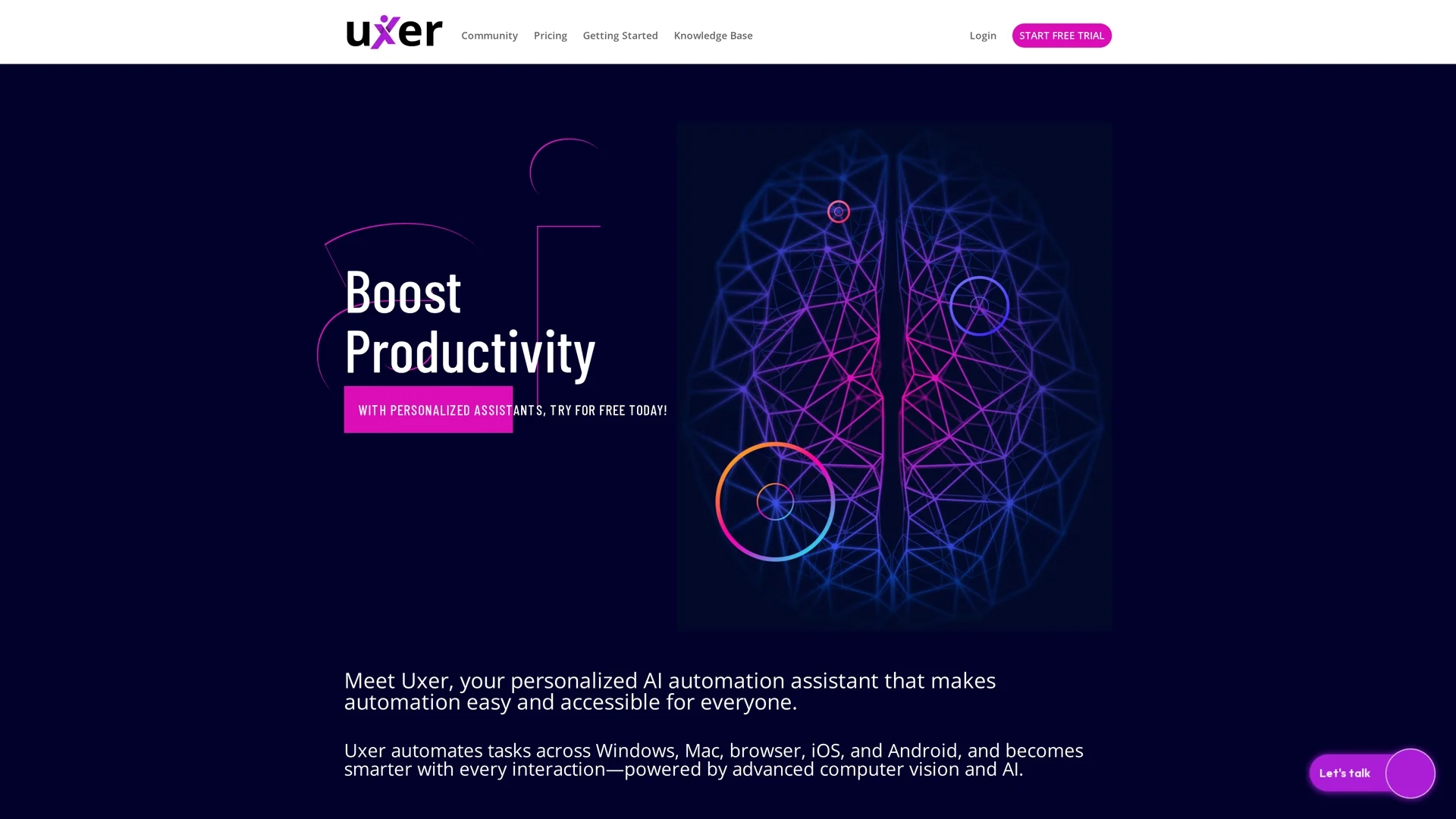 u-xer homepage