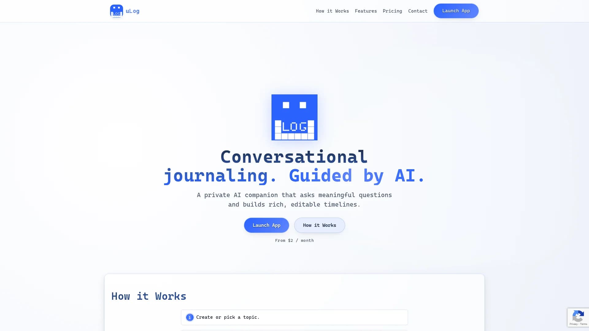 ulog homepage