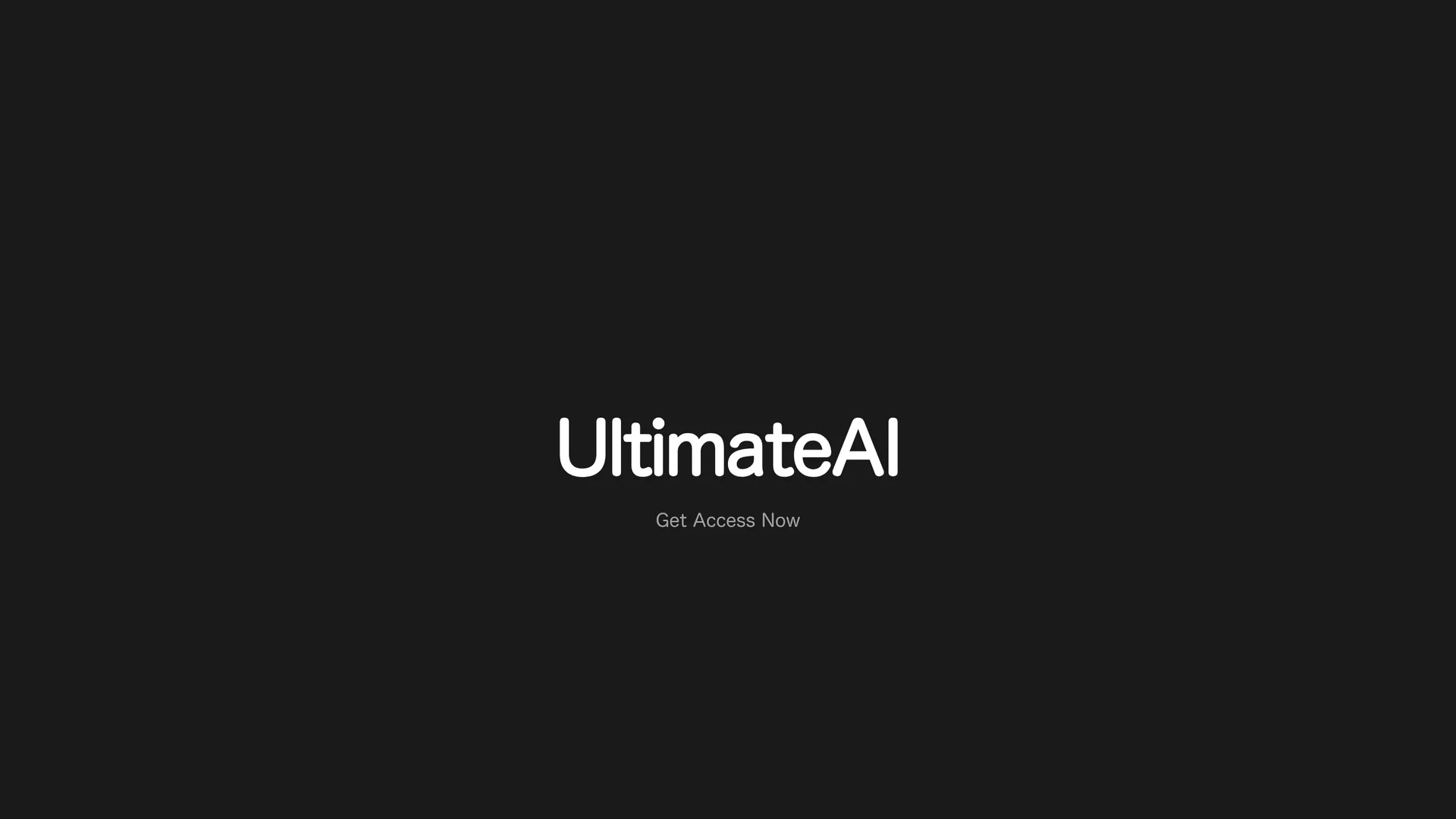 ultimateai-app homepage