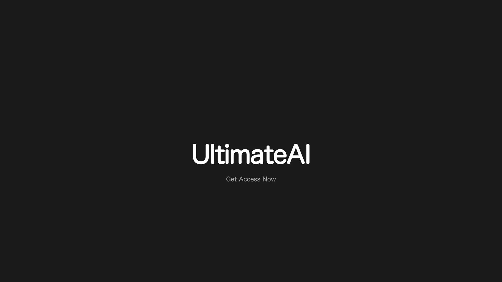 ultimateai-app homepage