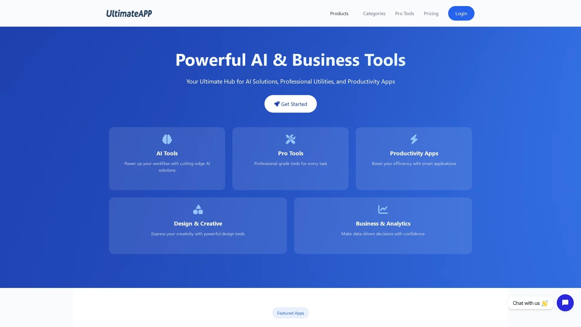 ultimateapp homepage