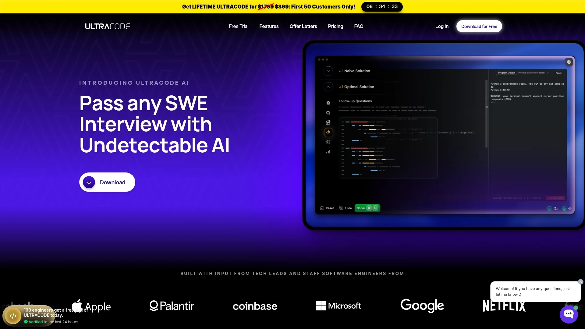 ultracode homepage