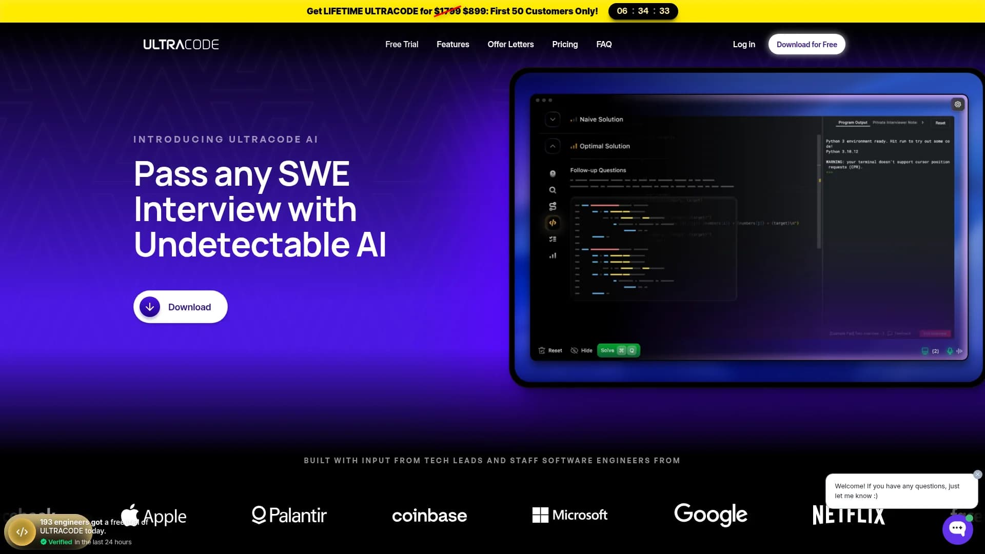 ultracode homepage