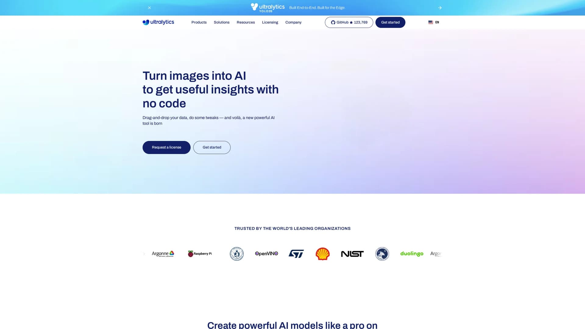 ultralytics homepage