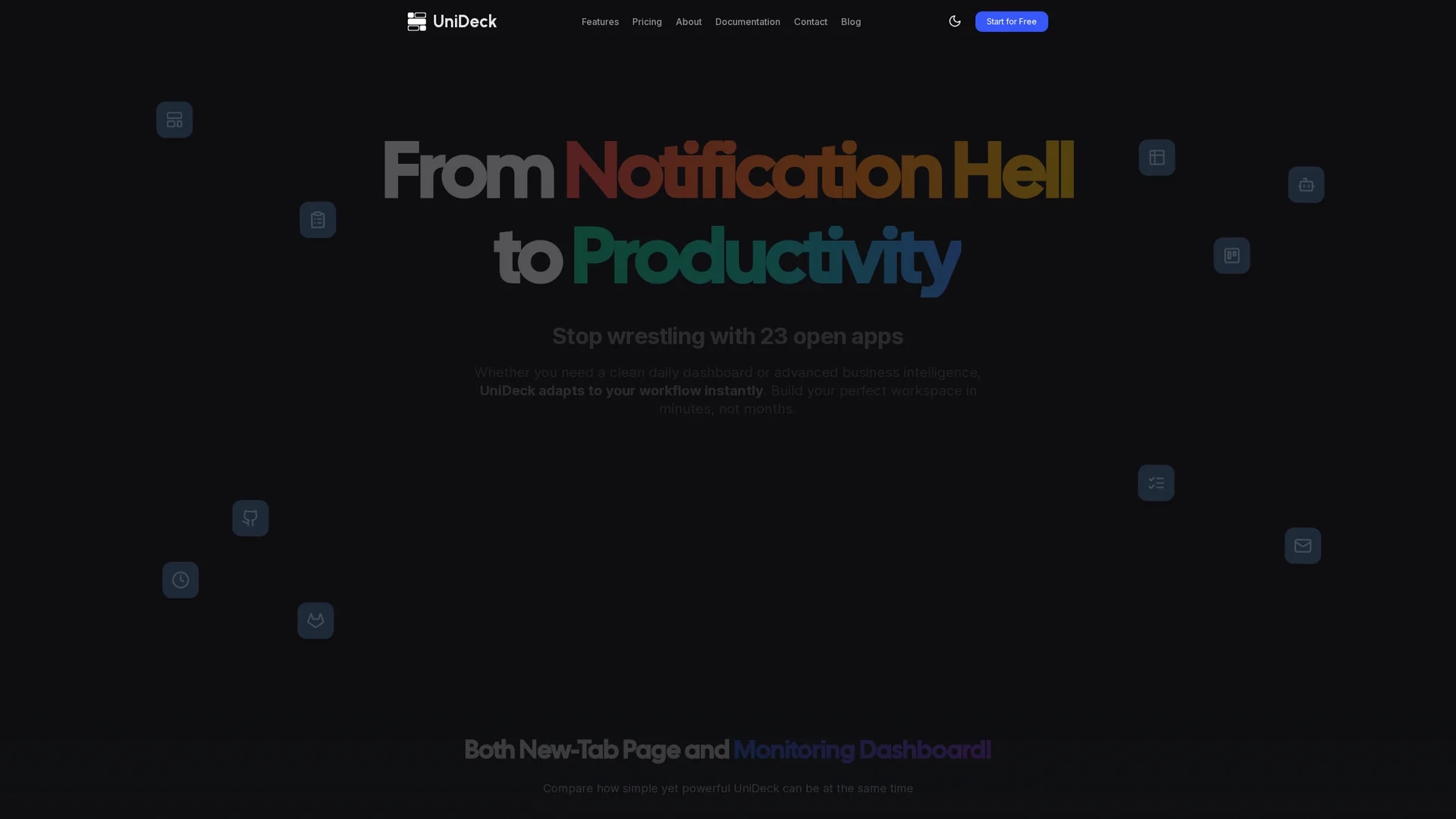 unideck homepage