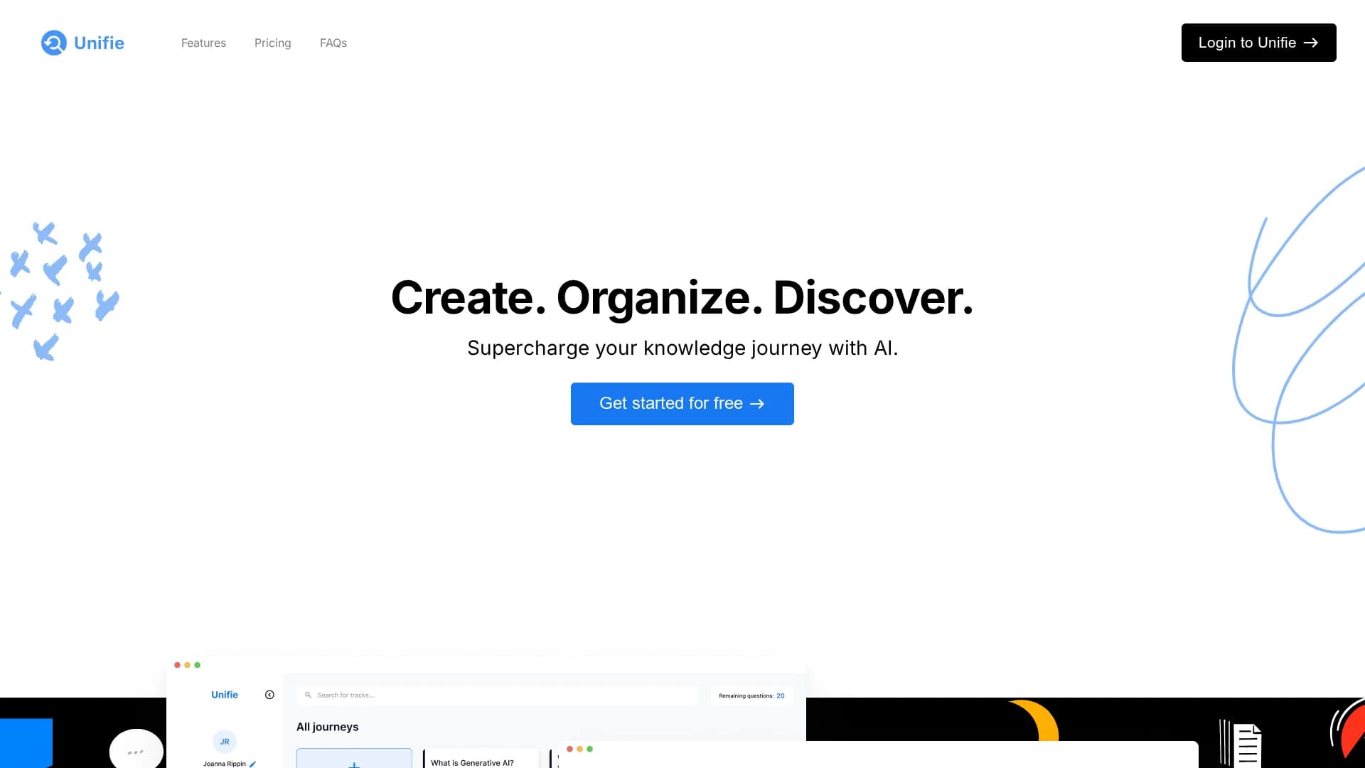 unifie-by-typeless homepage