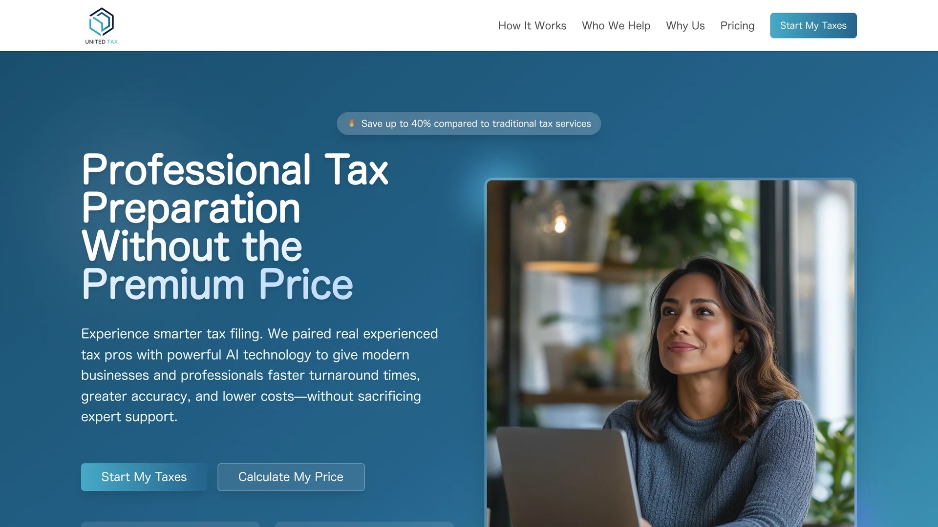 unitedtax-ai homepage