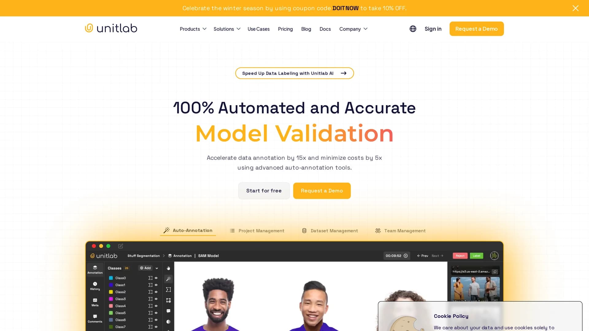 unitlab-ai homepage